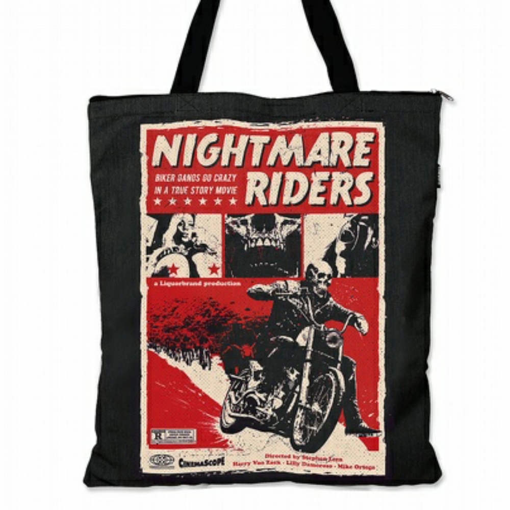 Liquor Brand Nightmare Riders Canvas Tote Bag